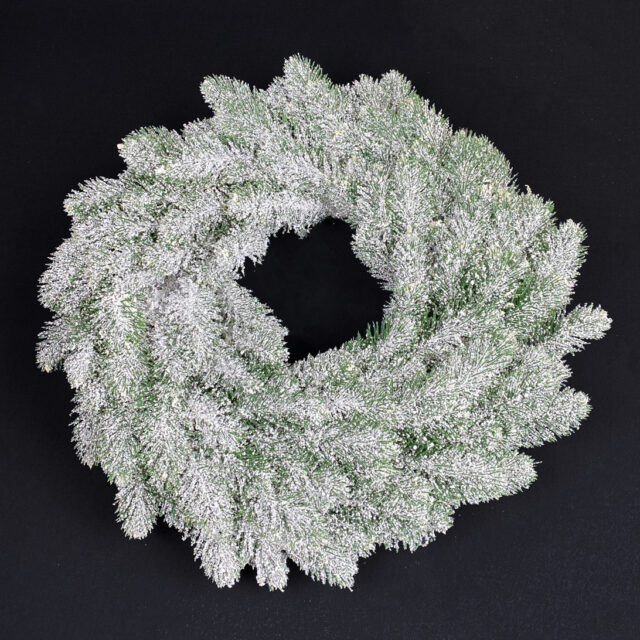 Tekohavukranssi 36cm, lumipeitteinen