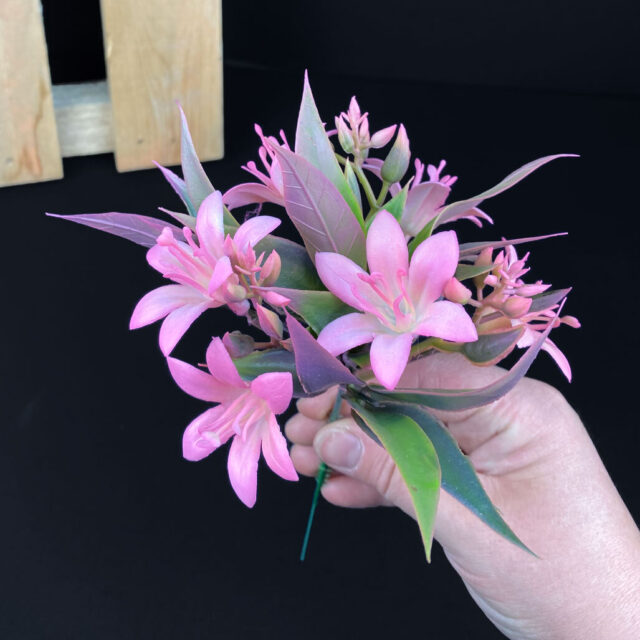 Teko-oksa, vihreä/viininpunainen