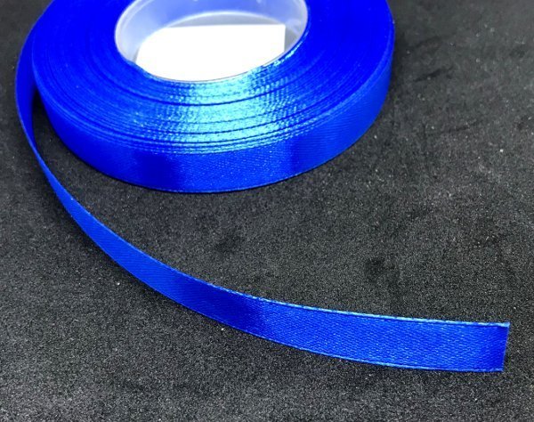 Satiininauha 12mm, sininen 5m