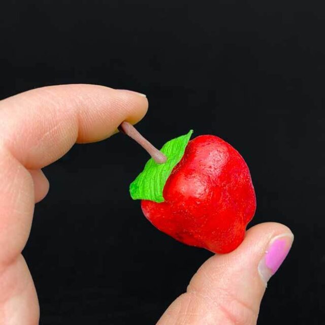 Paprika tekohedelmäkoriste 2kpl