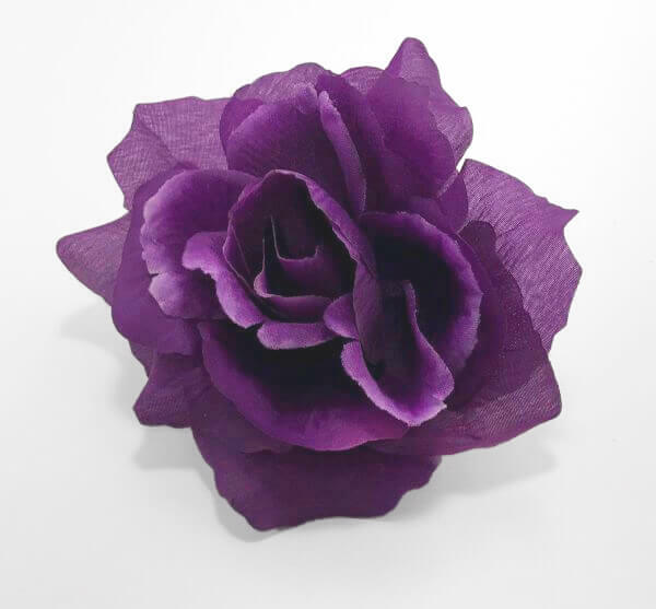 Pensasruusu tekokukkapää, violetti