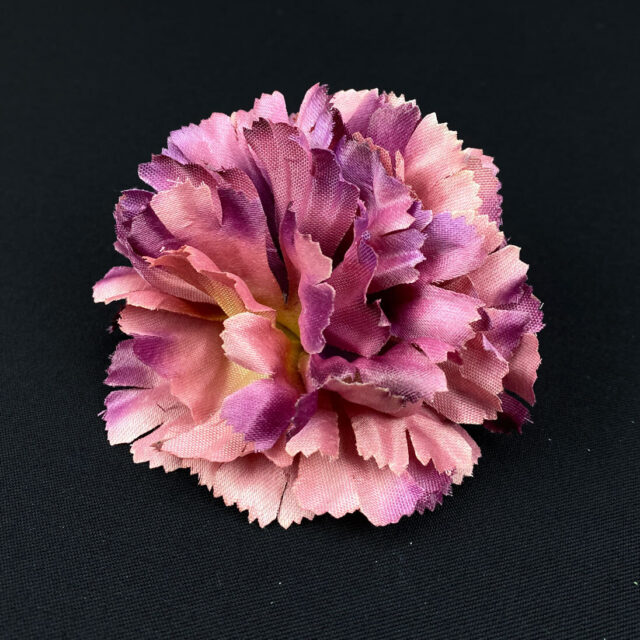 Neilikka tekokukkapää, mauve/viininpunainen