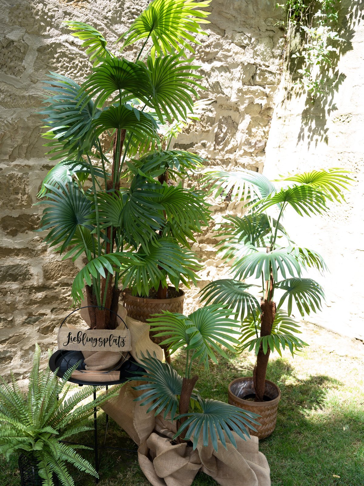 Viuhkapalmu tekopalmu 130 cm - Image 6