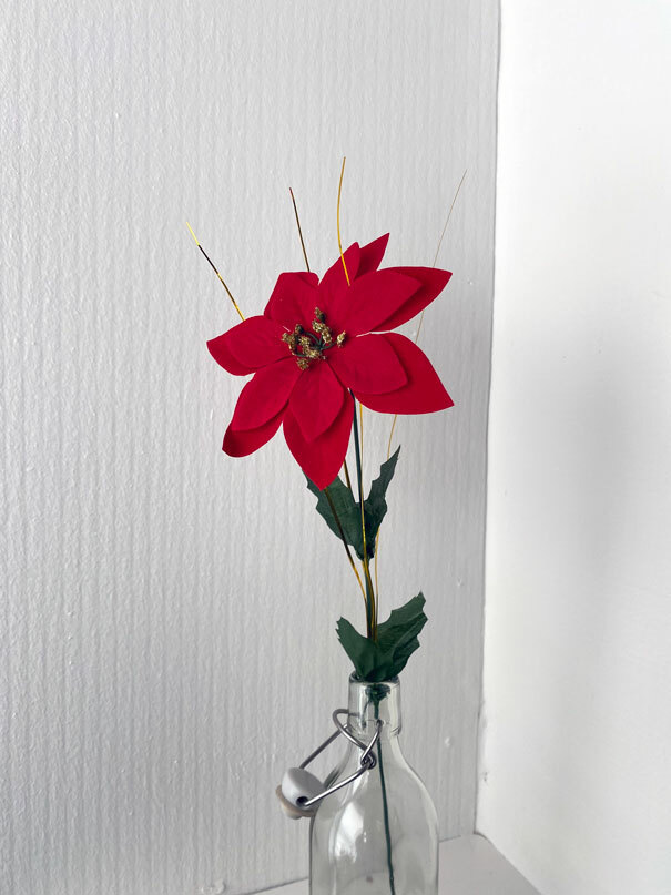 Joulutähti tekokukka - Image 2