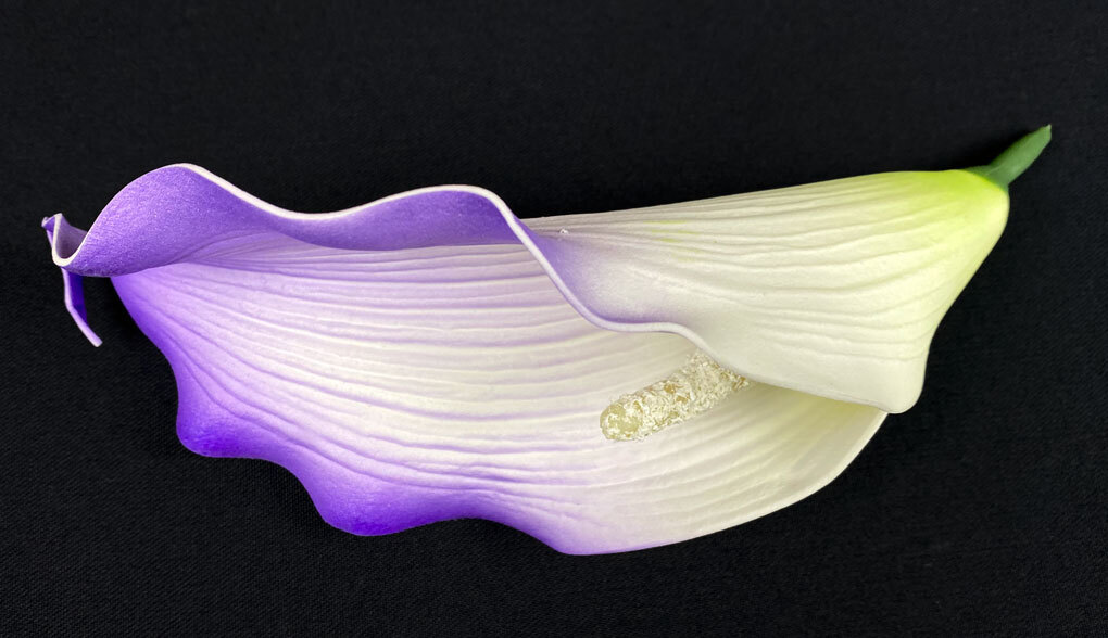 Kalla tekokukkapää, valkoinen/violetti - Image 2