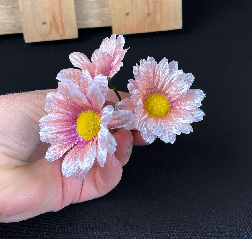 Kamomilla tekokukkapää, vanha rosa