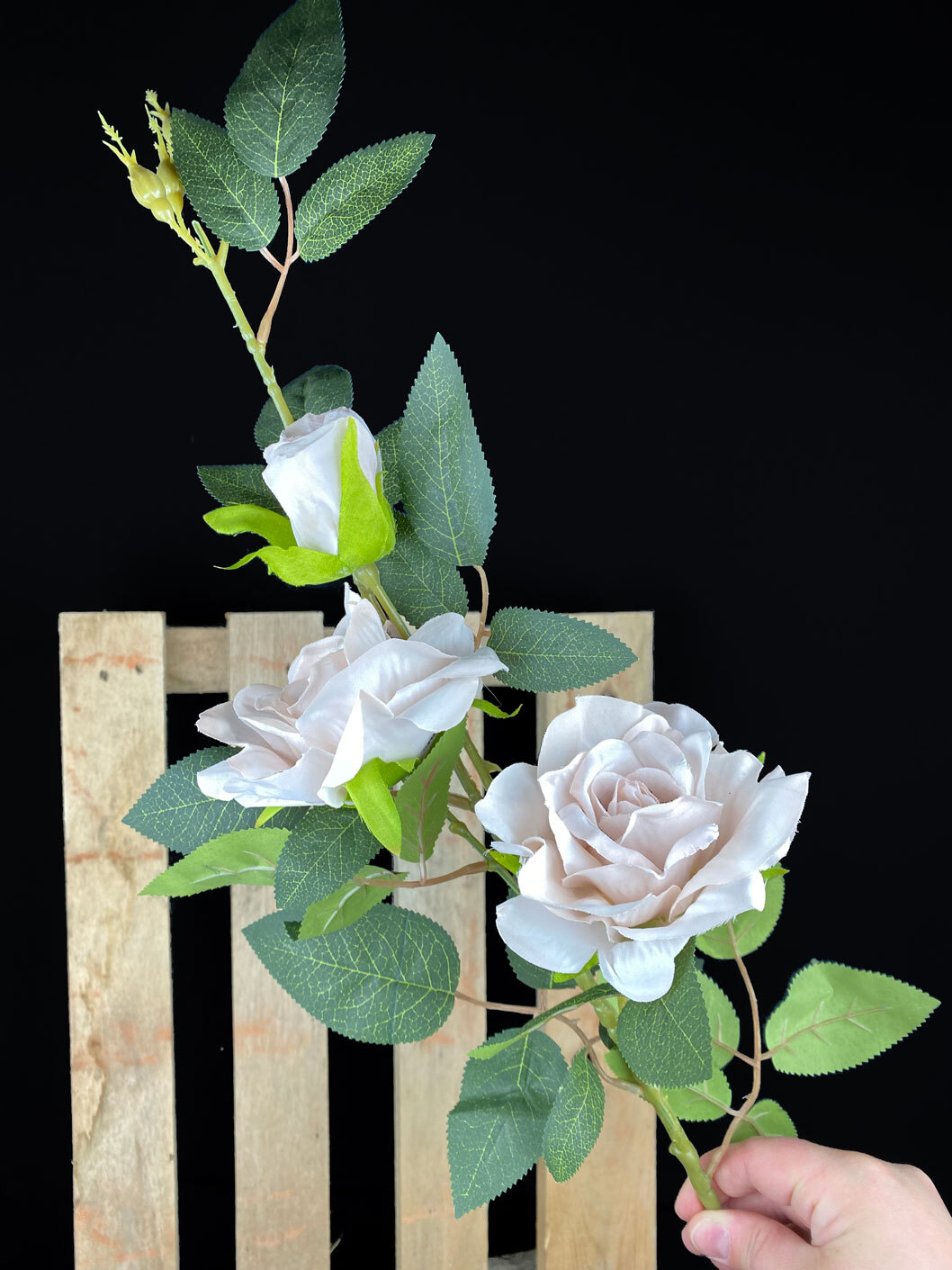 Kaunis tekoruusu 92cm, vaaleanruskea