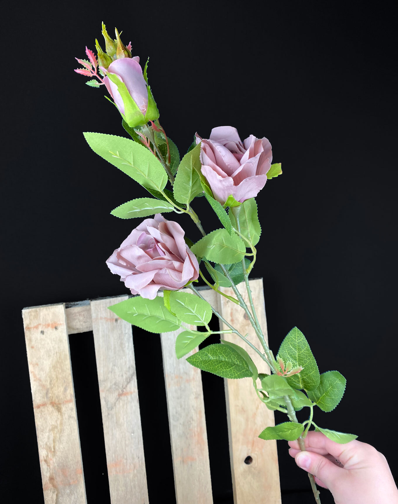 Kaunis tekoruusu 93cm, cappuccino