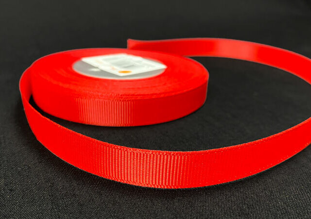 Grosgrain nauha 1,2cm/5m, punainen