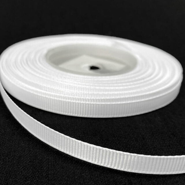 Grosgrain nauha 0,65cm/5m, valkoinen