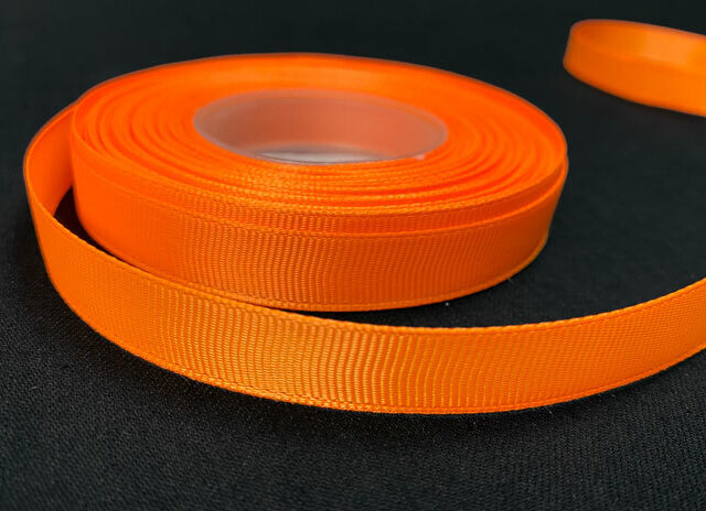 Grosgrain nauha 1,2cm/5m, oranssi