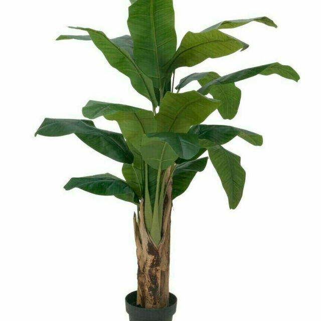 Banaanipuu tekokasvi ruukussa 120cm