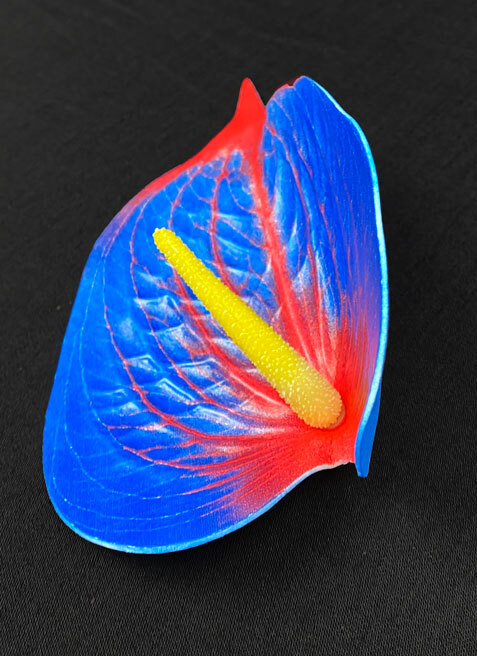 Flamingokukka tekokukkaosa, sininen - Image 2