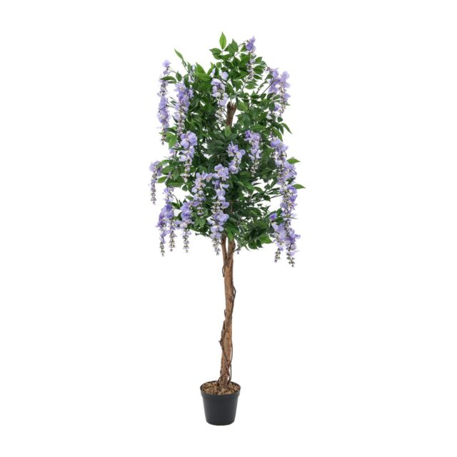 Violetti 180 cm tekopuu riippuvilla kukinnoilla