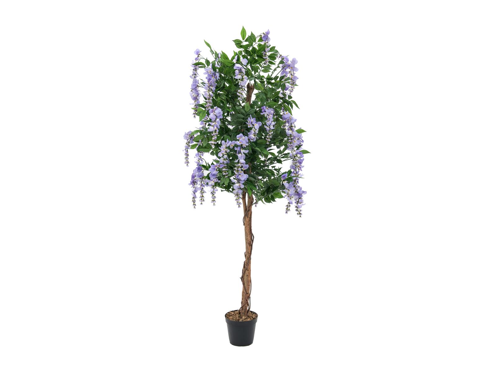 Violetti 180 cm tekopuu riippuvilla kukinnoilla
