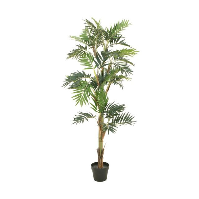 Vihreä tekopalmu 150 cm taimistoruukussa