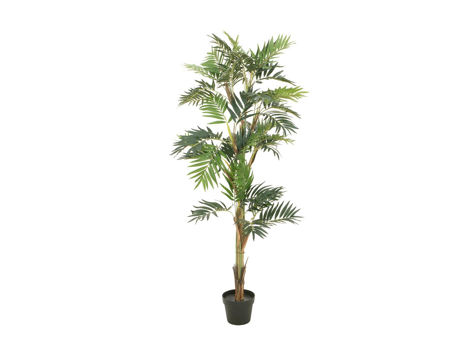 Vihreä tekopalmu 150 cm taimistoruukussa