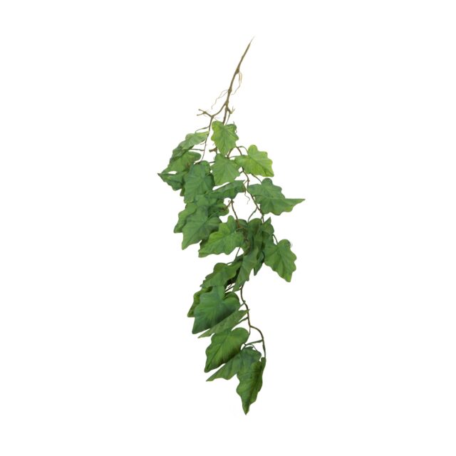 Tummanvihreä riippuva alokasia-tekokasvi 105 cm