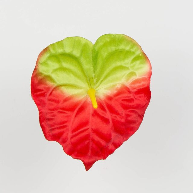 Punavihreä anthurium-tekokukan kukkapää