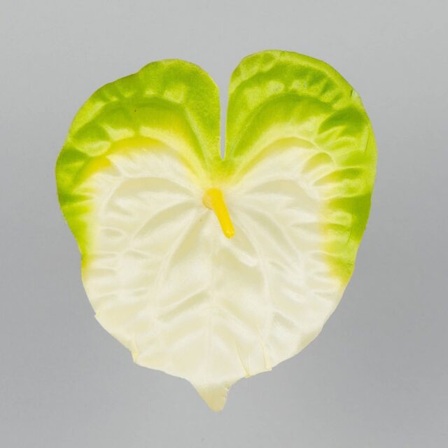 Kermanvihreä anthurium-tekokukan kukkapää