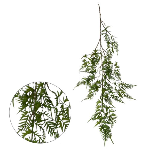 Vihreä riippuva parsakasvi tekokasvi 120 cm