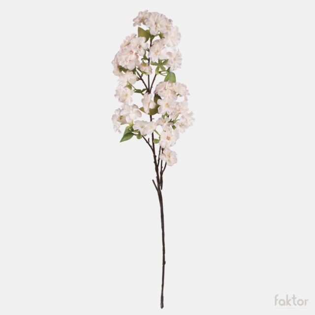 Persikanvärinen atsalean tekokukkaoksa 85 cm