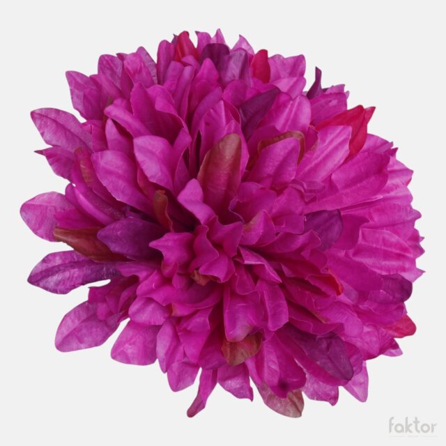 Violetti XL-kokoinen krysanteemin tekokukan pää