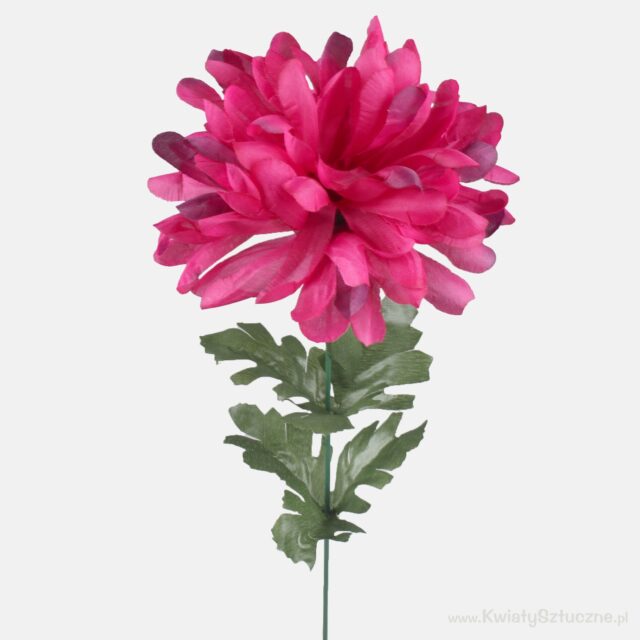 Violetti tekokrysanteemin oksa, 52 cm
