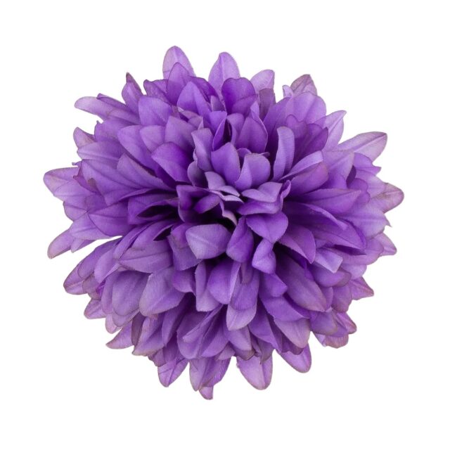 Violetti krysanteemin tekokukan kukkapää