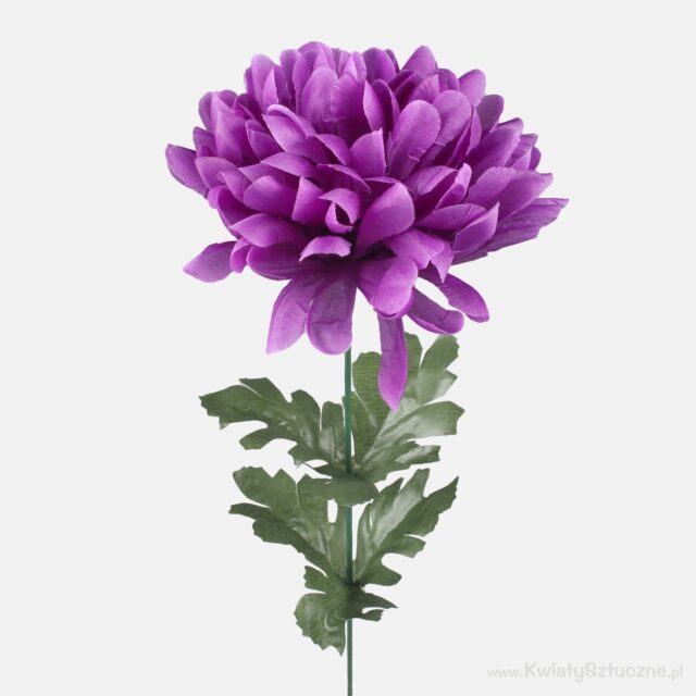 Liila tekokrysanteemi 52 cm