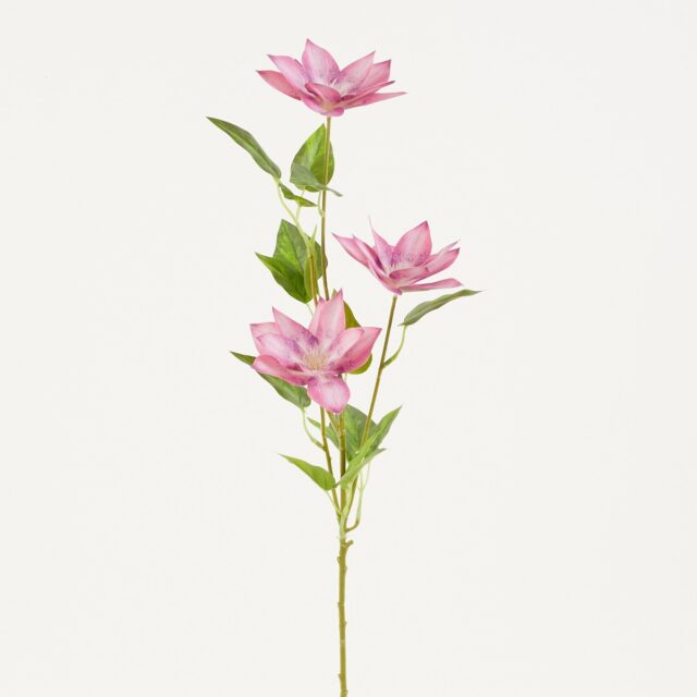 Vaaleanpunainen ja kermanvärinen kärhön tekokukkaoksa