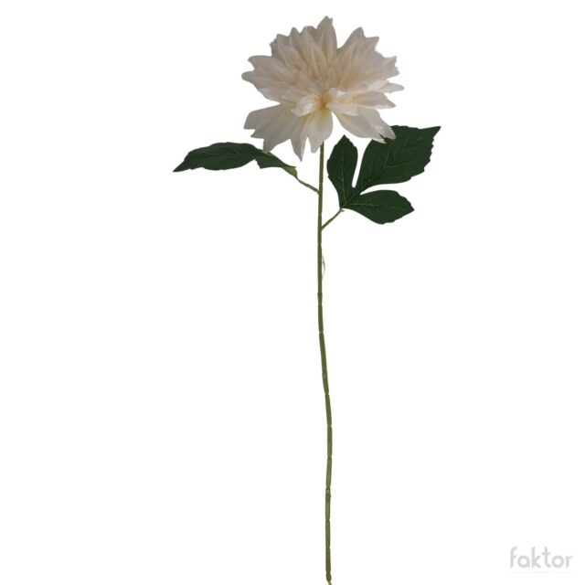 Persikanvärinen daalia tekokukka 67 cm