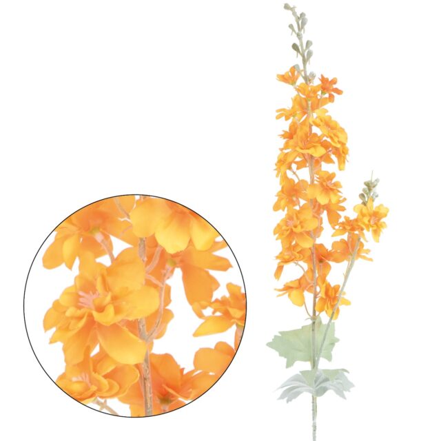 Oranssi delphinium-tekokukan oksa 87 cm