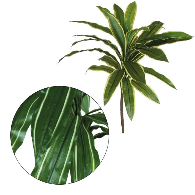 Vihreä dracaena-tekokasvi, 110 cm