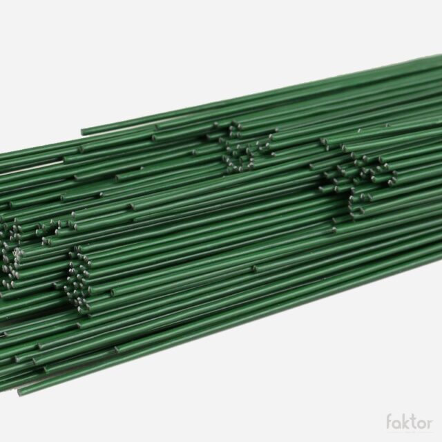 Vihreä leikattu floristilanka 1,0 mm, 40 cm