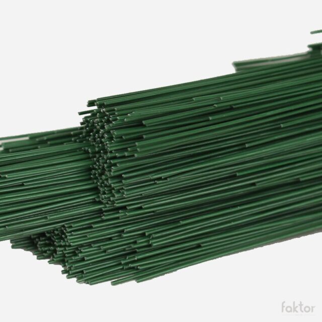 Vihreä katkaistu floristilanka 0,5 mm