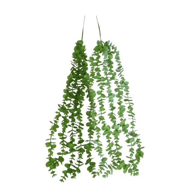 Tummanvihreä riippuva eukalyptustekokasvi 74 cm