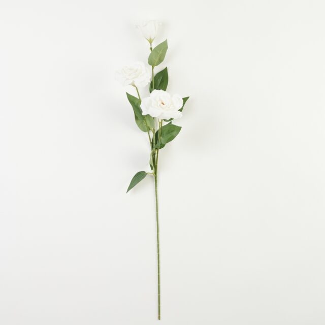 Kermanvärinen eustoma-tekokukkaoksa, kolme haaraa