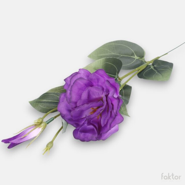 Violetti eustoman tekokukka, 44 cm