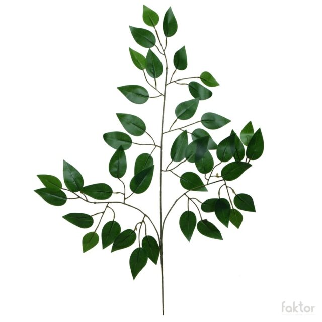 Vihreä tekofikusoksa, kolme haaraa, 60 cm