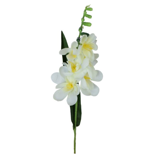 Valkoinen tekofreesian oksa 42 cm