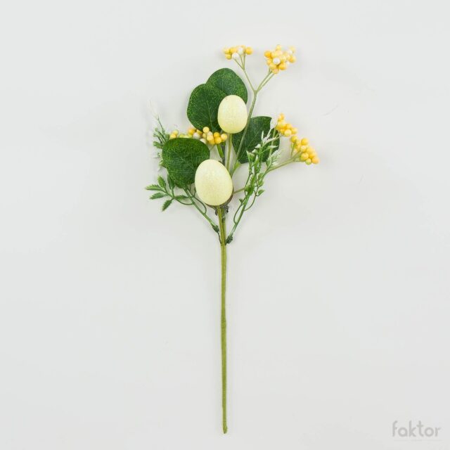 Keltainen pääsiäiskoristeoksa 37 cm