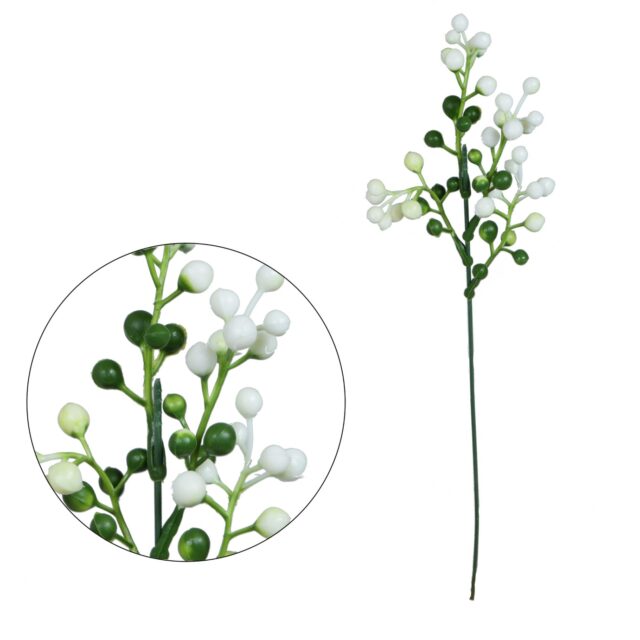 Tekokukkaoksa valkoisilla palloilla, 43 cm