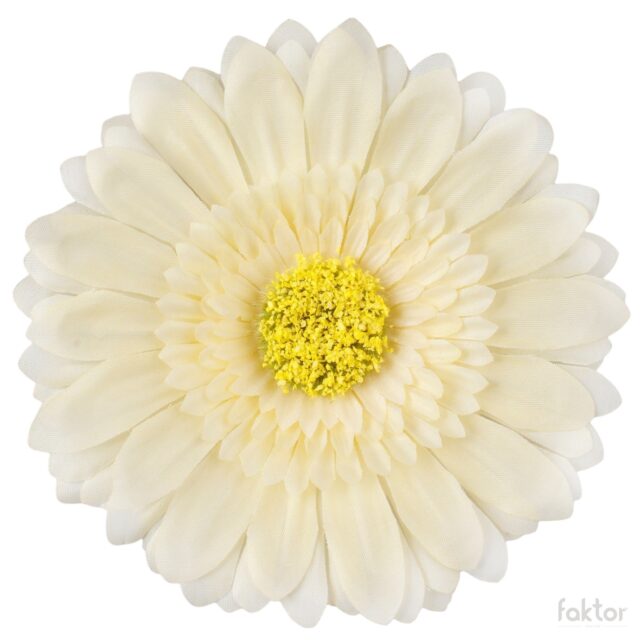 Sitruunankeltainen XXL-gerbera-tekokukan kukkapää