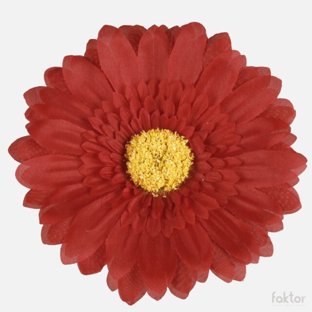 Punainen XXL-gerbera-tekokukan kukkapää
