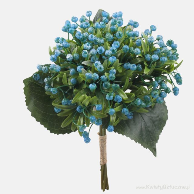 Sininen harsokukkatekokimppu, 34 cm