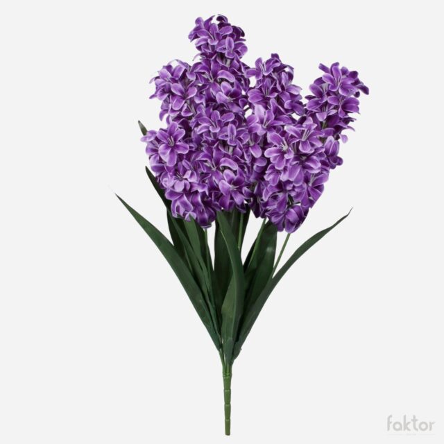 Violetti hyasintti tekokukkakimppu