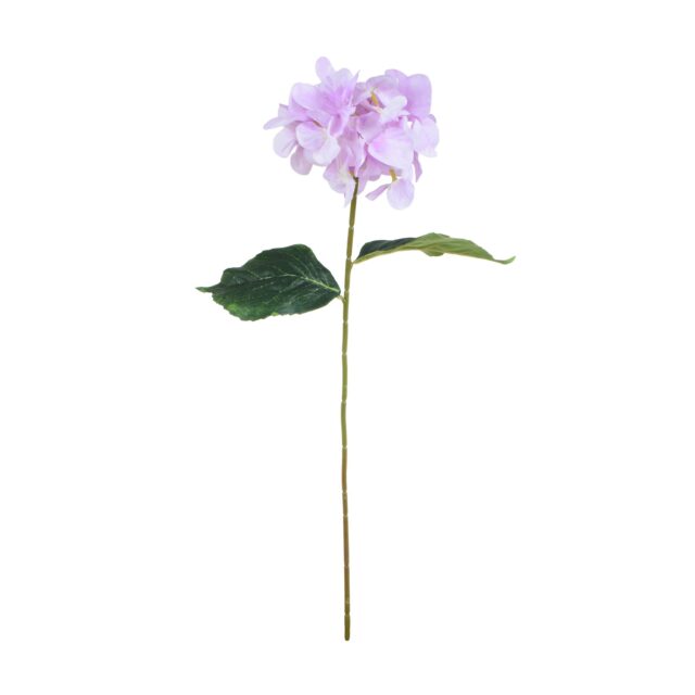 Lilan sävyinen hortensian tekokukkaoksa 60 cm