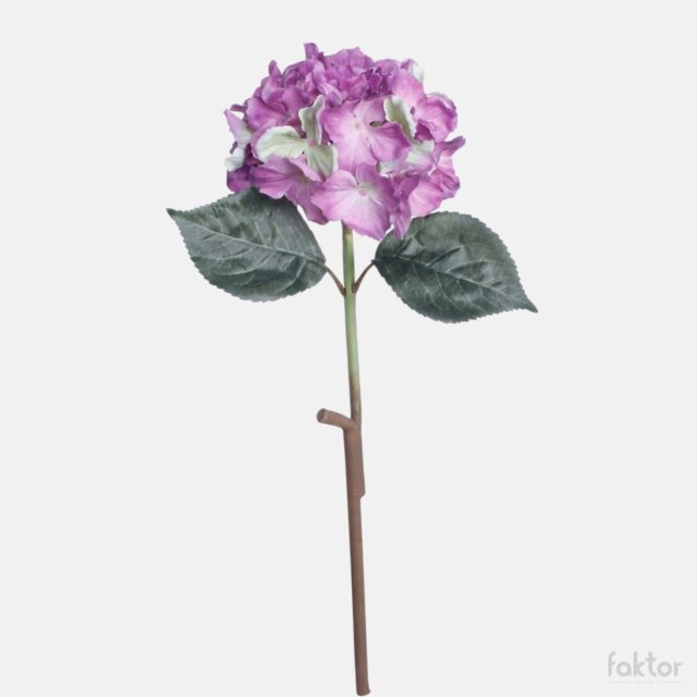 Violetti-vihreä tekohortensia 60 cm