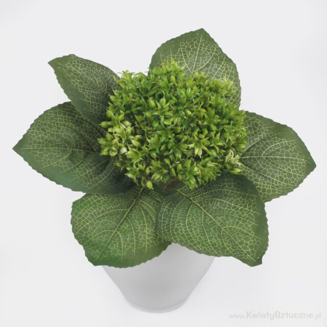 Vihreä tekokukkahortensia, 31 cm